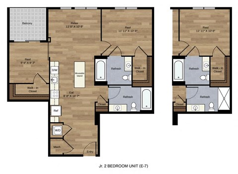Two Bedroom Two Bath